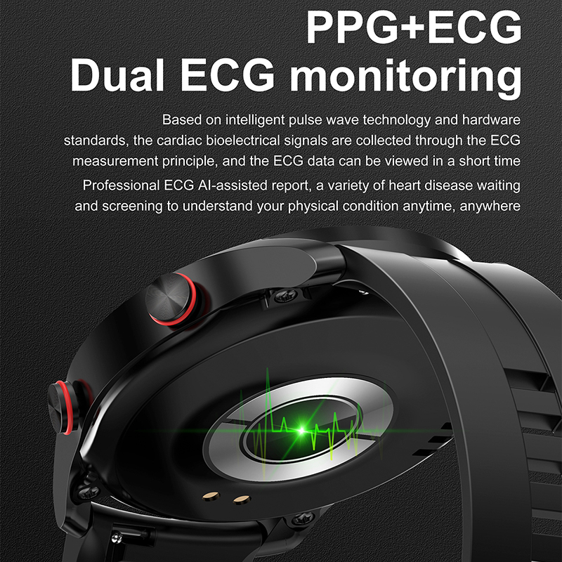 ECG+PPG Bluetooth Call Smart W - Smartwatch Custom ulasan dan harga