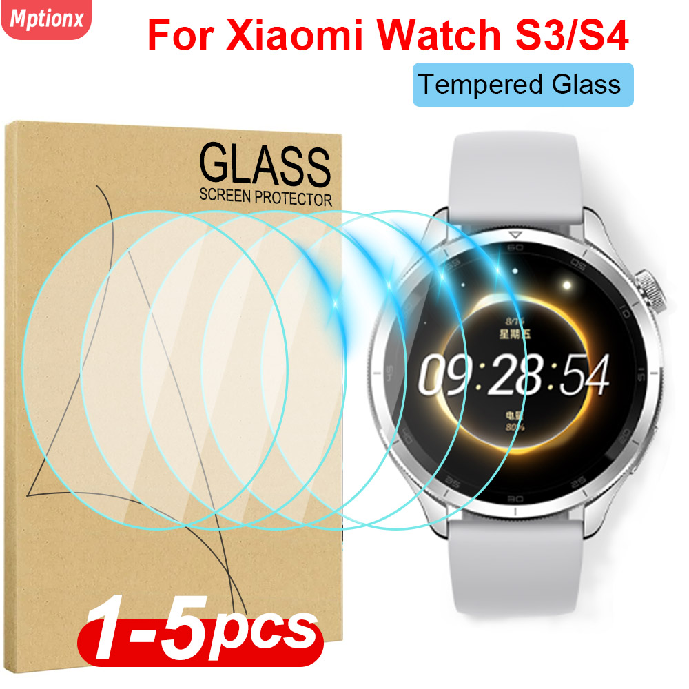 Tempered Glass for Xiaomi Mi W - Xiaomi Smartwatch S4 Accessories ulasan dan harga