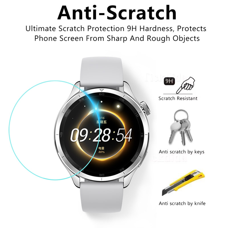 Tempered Glass for Xiaomi Mi W - Xiaomi Smartwatch S4 Accessories ulasan dan harga