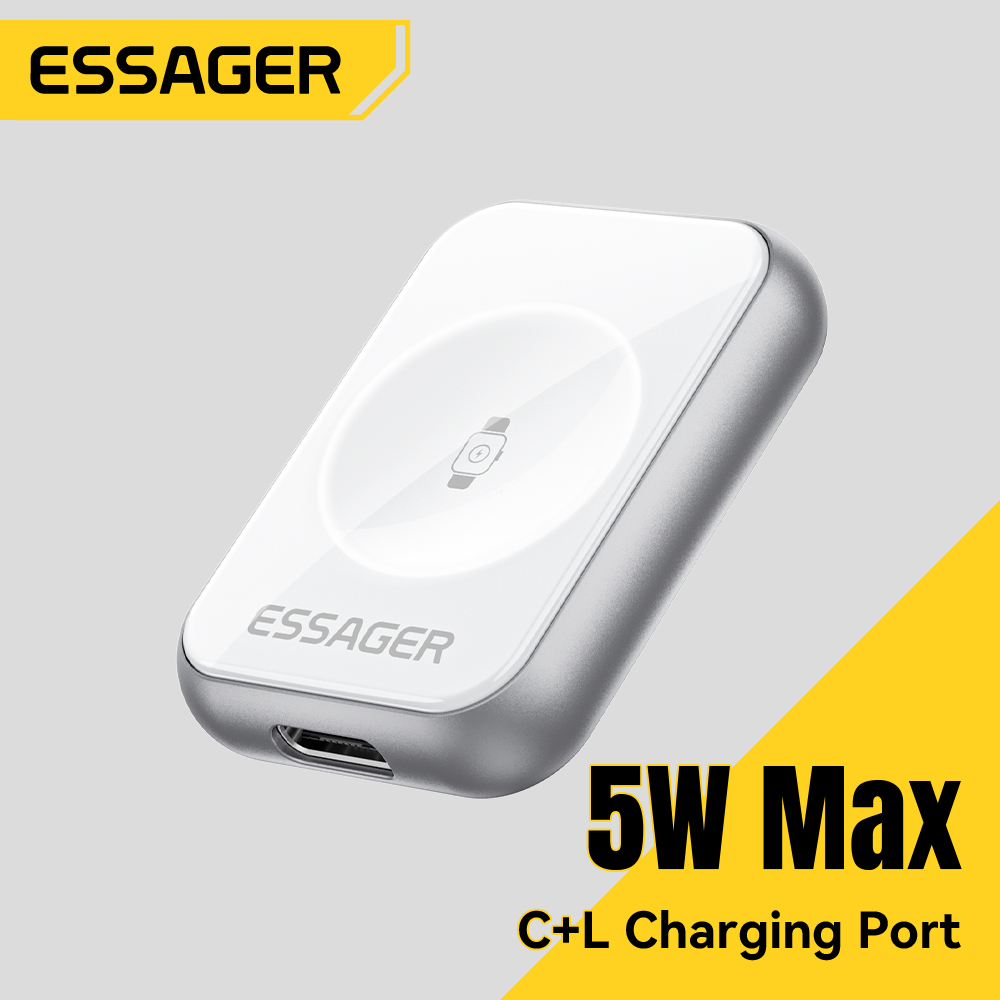 Essager 5W Magnetic Wireless C - Wireless Charger Watch ulasan dan harga