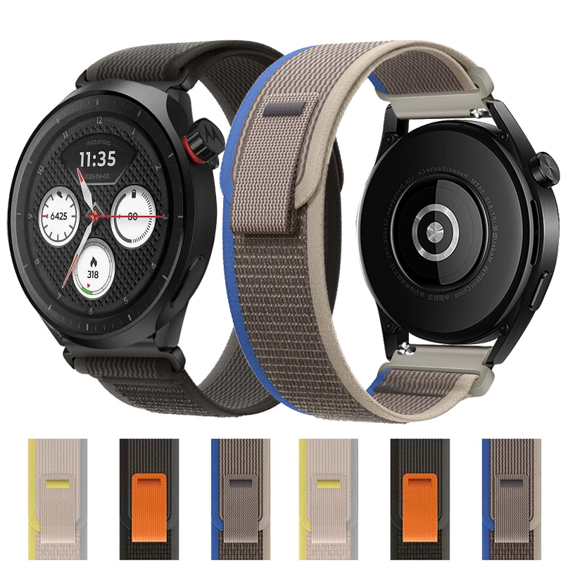 20/22mm Nylon Strap for Motoro - Motorola Smartwatch Accessories ulasan dan harga