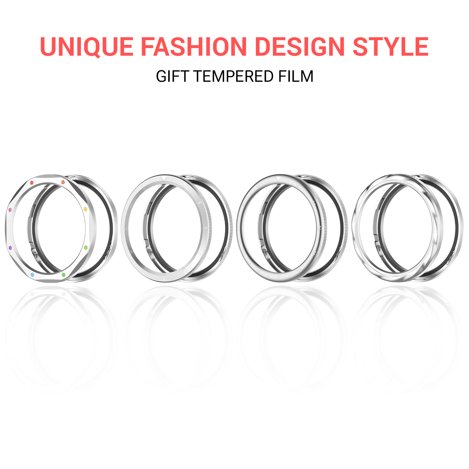 BUSKOZ Metal Bezel Watch Case  - Xiaomi Smartwatch S4 Accessories ulasan dan harga