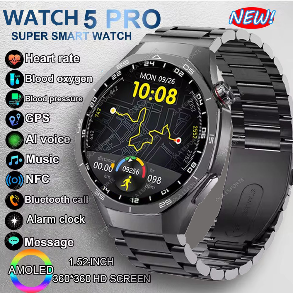 New Watch 5 Pro Smart Watch 1. - Smartwatch Custom ulasan dan harga