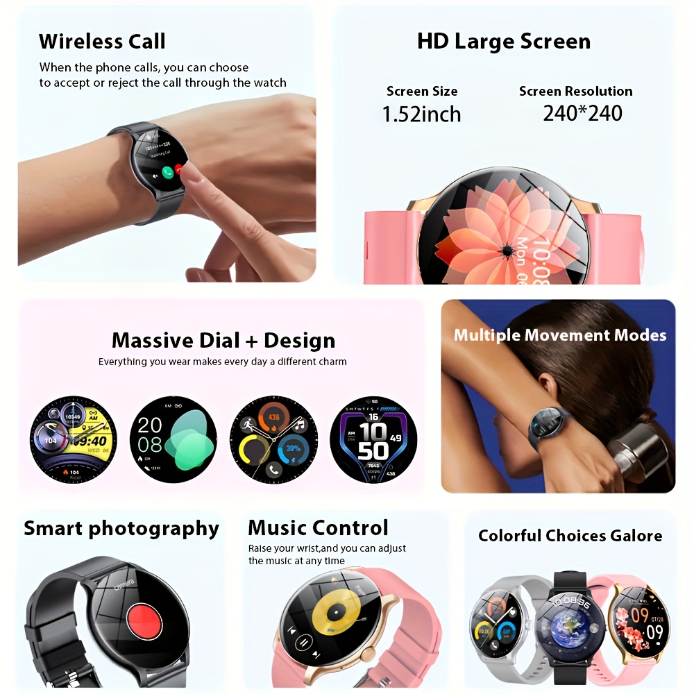 LAXASFIT 2026 Smart Watch 1.52 - Smartwatch Custom ulasan dan harga