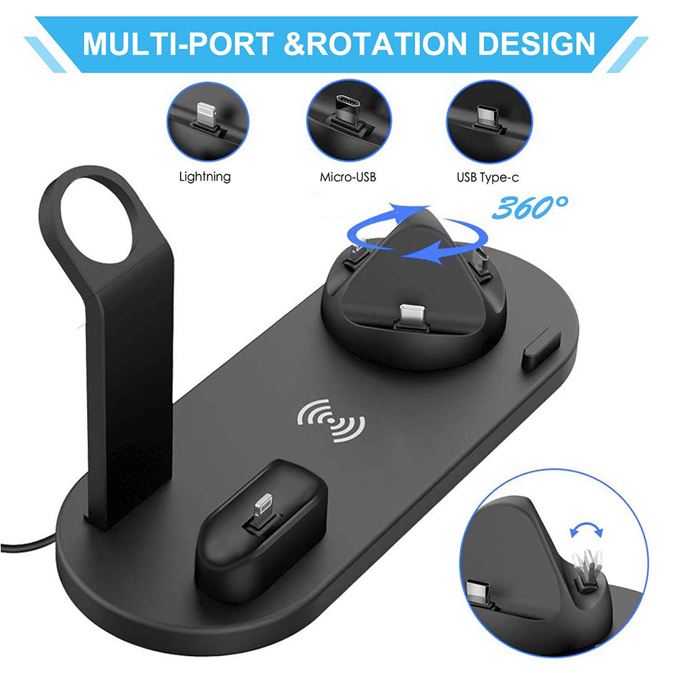 7 in 1 Wireless Charger Stand  - Wireless Charger Watch ulasan dan harga