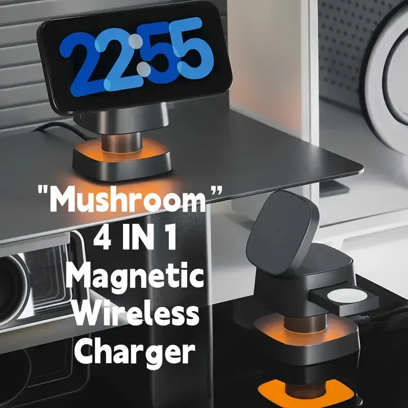 Magnetic 3 in 1 Wireless Charg - Wireless Charger Watch ulasan dan harga