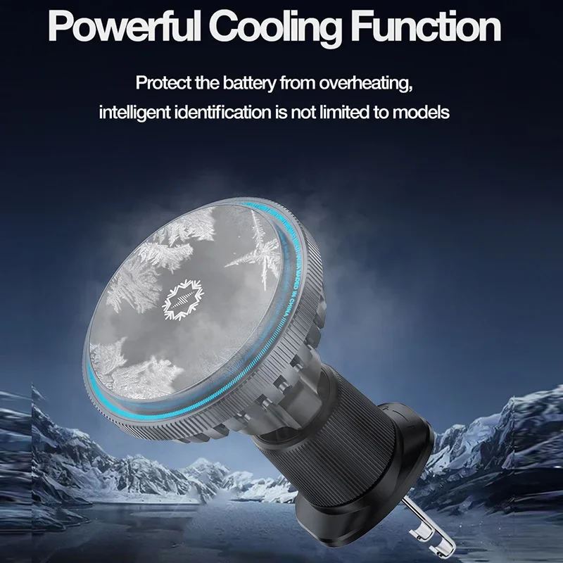 Ice Cooling Magnetic Car Wirel - Wireless Charger Watch ulasan dan harga